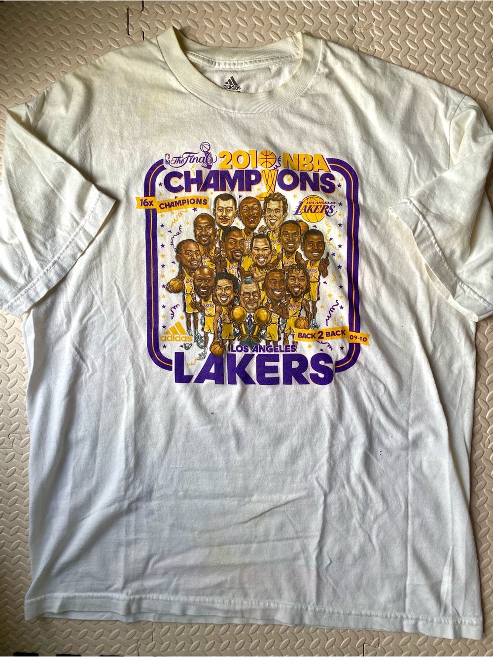 Adidas Lakers 2010 Championship Tee